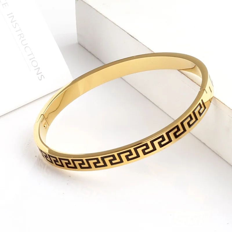 GREEK KEY CUFF