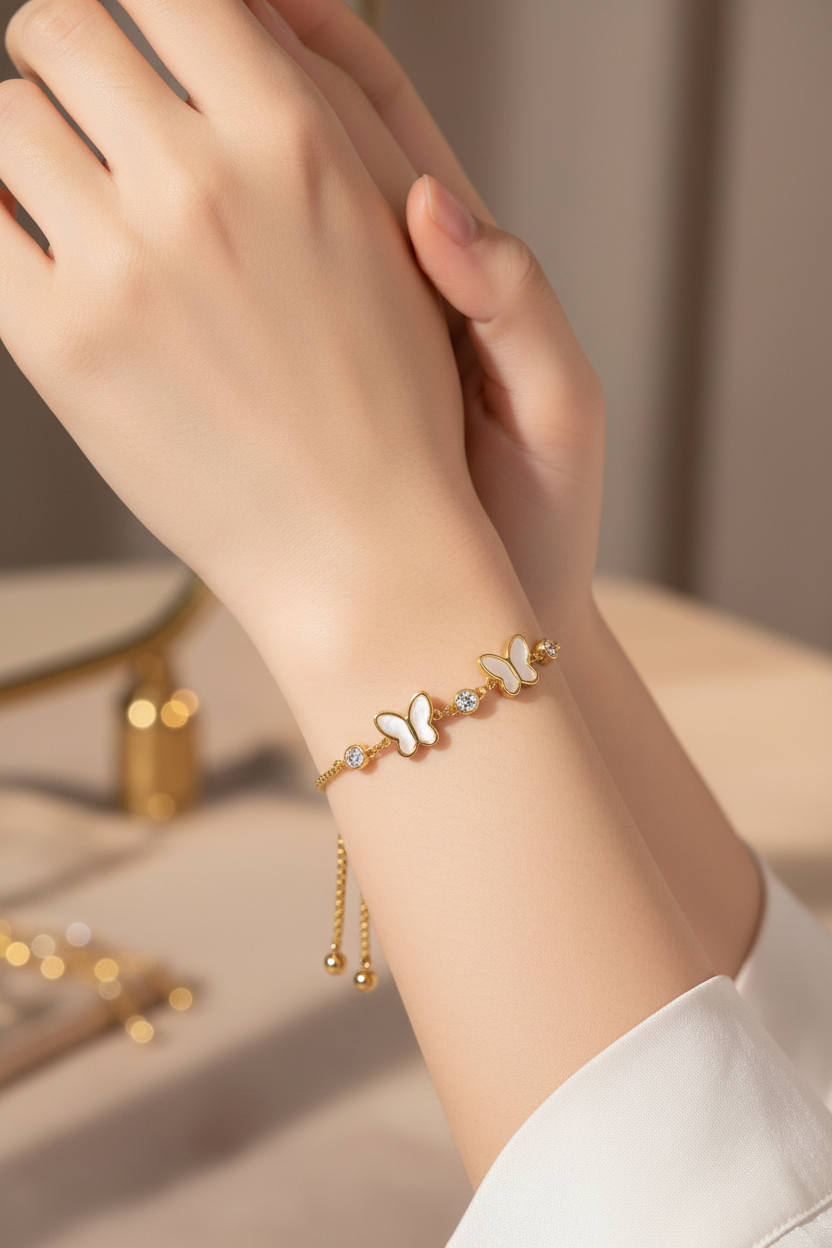Butterfly Charm Bracelet