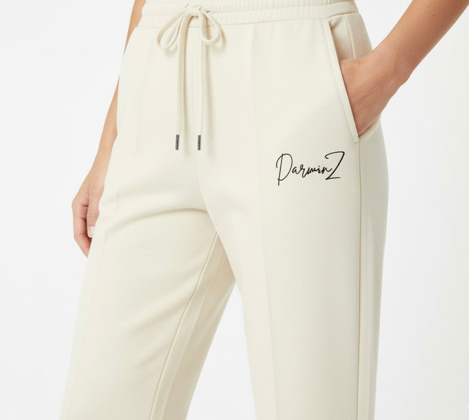 DarminZ Pleated Trouser Cream