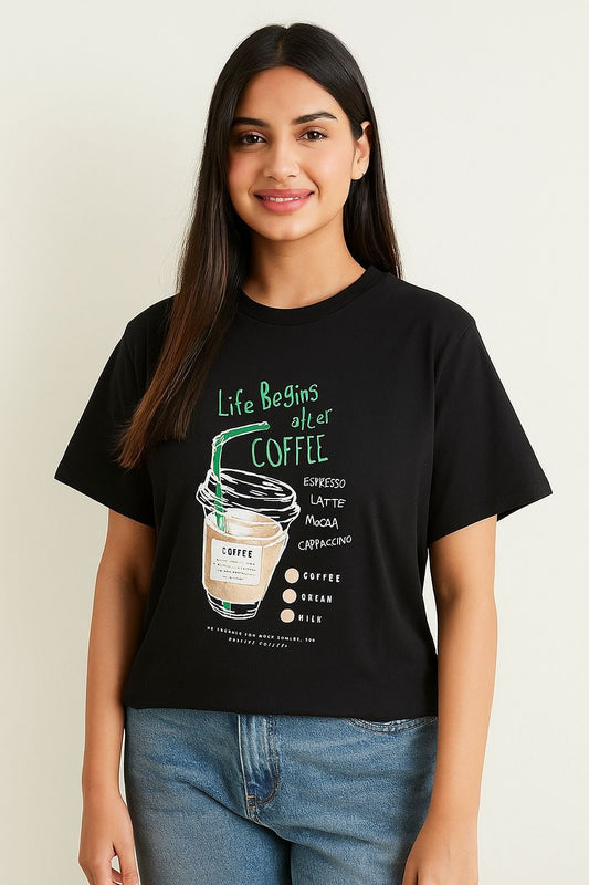BLACK COFFEE - Oversized TEE