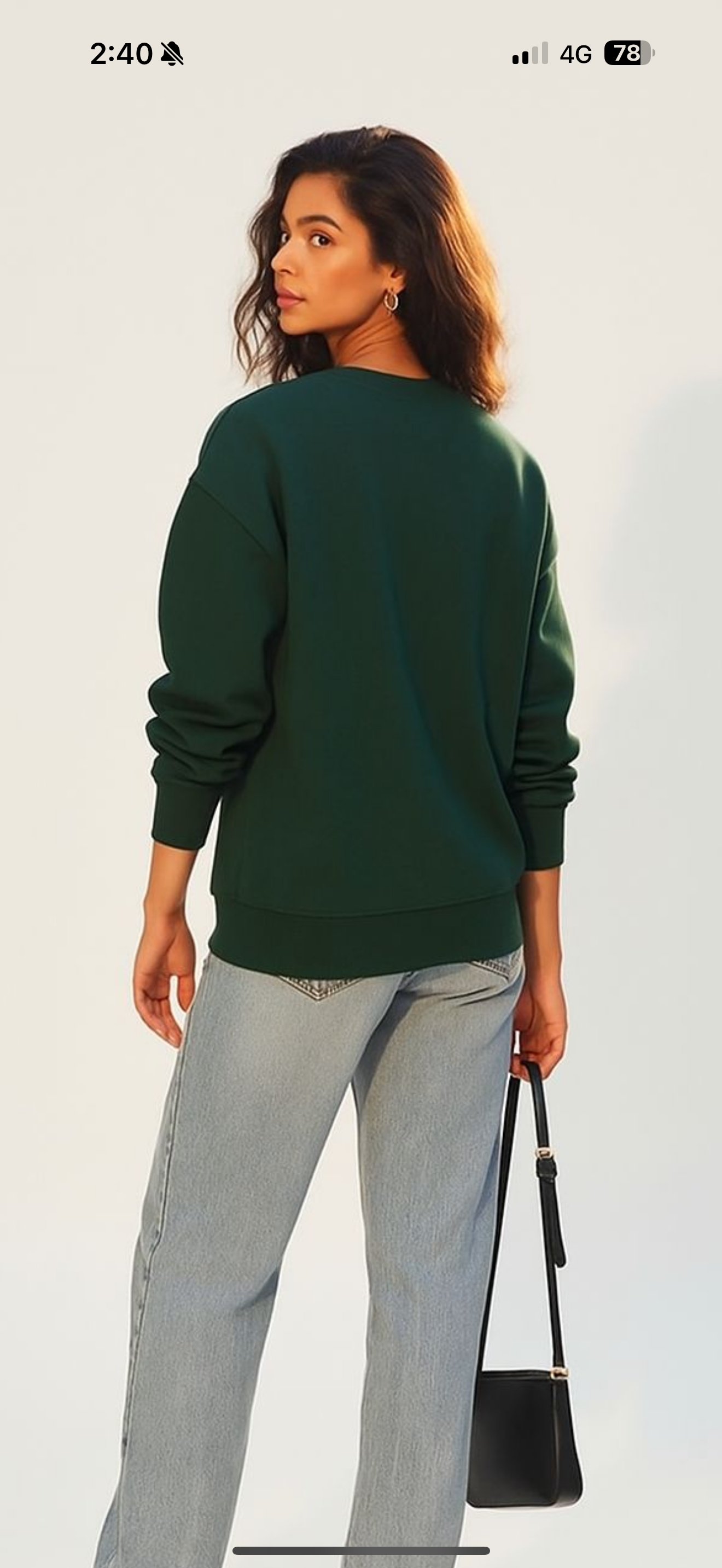 Olive Flow Sweatshirt
