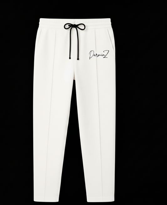 DarminZ Pleated Trouser White