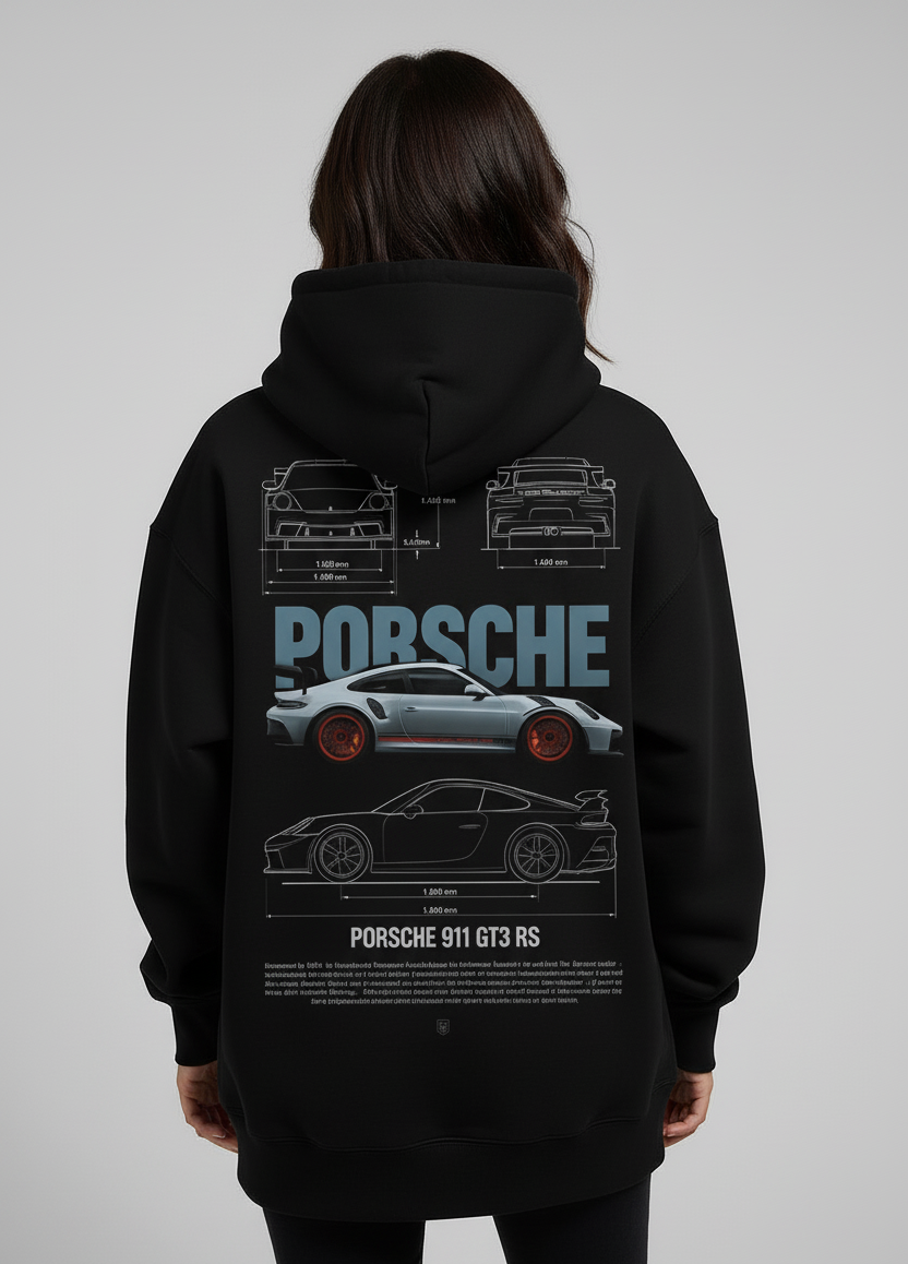 Porsche Noir Hoodie