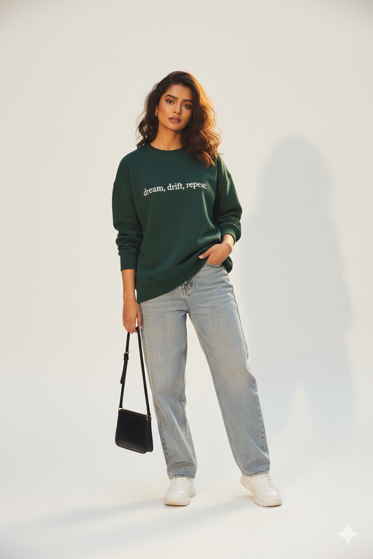 Olive Flow Sweatshirt