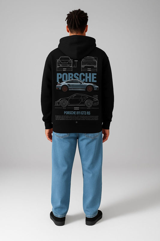Porsche Noir Hoodie