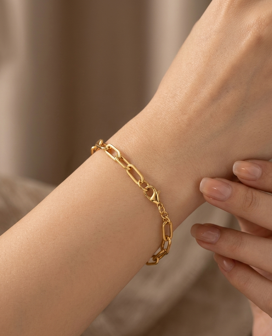Rectangular Link Bracelet